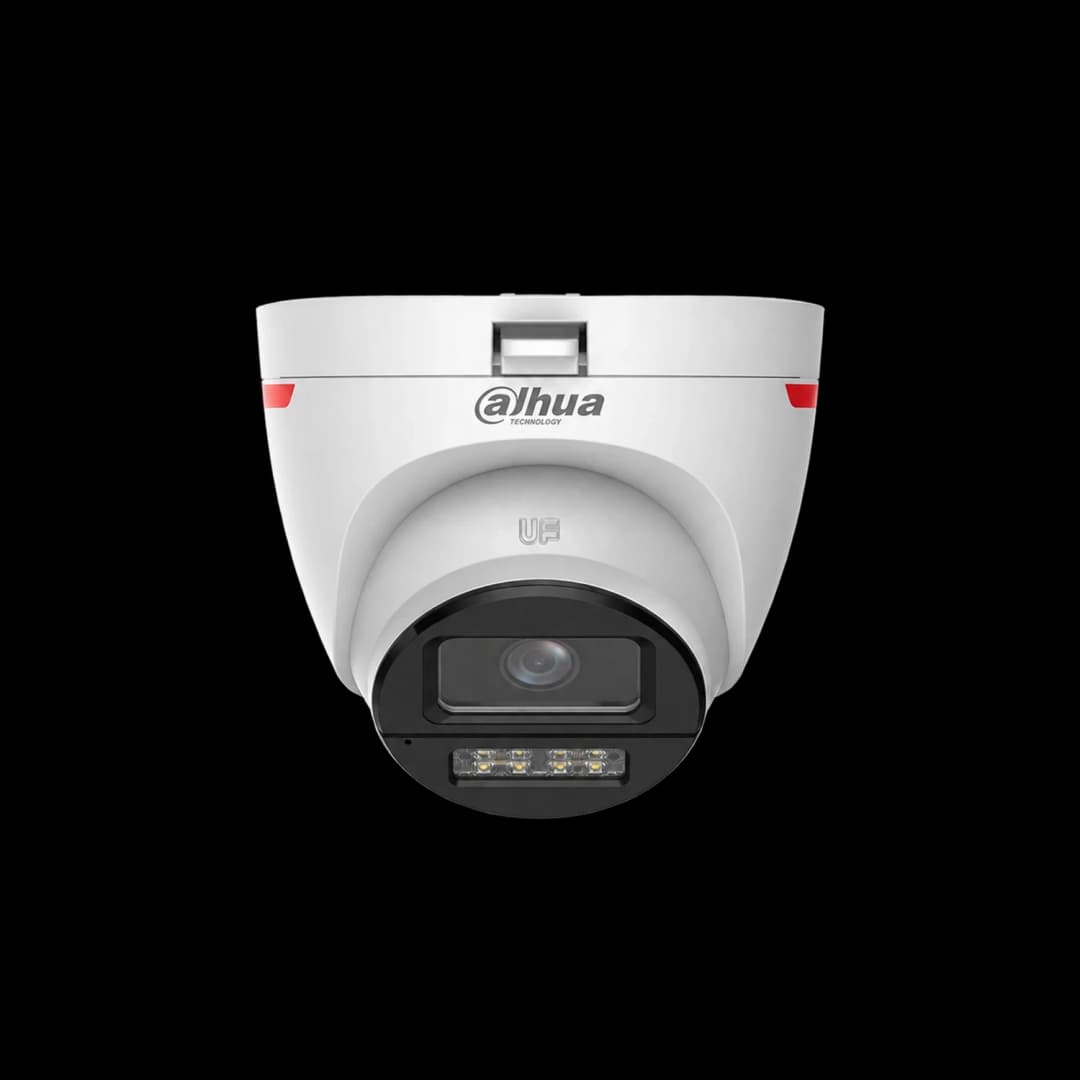 DH-HAC-HDW1219SLN-IL-A-PRO CAMARA HDCVI WIZCOLOR DOMO EYEBALL PLASTICO 2 MP - SMART DUAL LIGHT 30 M - AI-ISP - MIC - 4EN1 - IP67