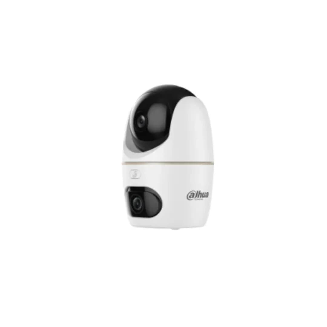 DH-H3D-3F CÁMARA WI-FI INTERIOR DOBLE LENTE 3+3MP (FIJA + PT), IA HUMANO/MASCOTAS, AUTO-TRACKING