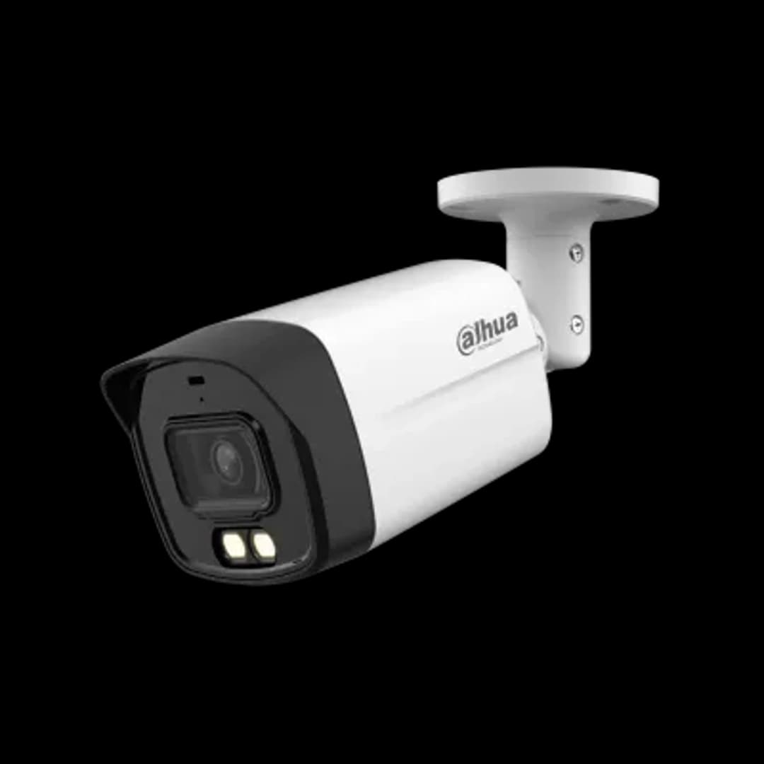DH-HAC-HFW1801TLMN-IL-A CAMARA DAHUA HDCVI 4K 8MP SMART DUAL LIGHT BULLET 40M WDR 120DB CON MICROFONO IP67
