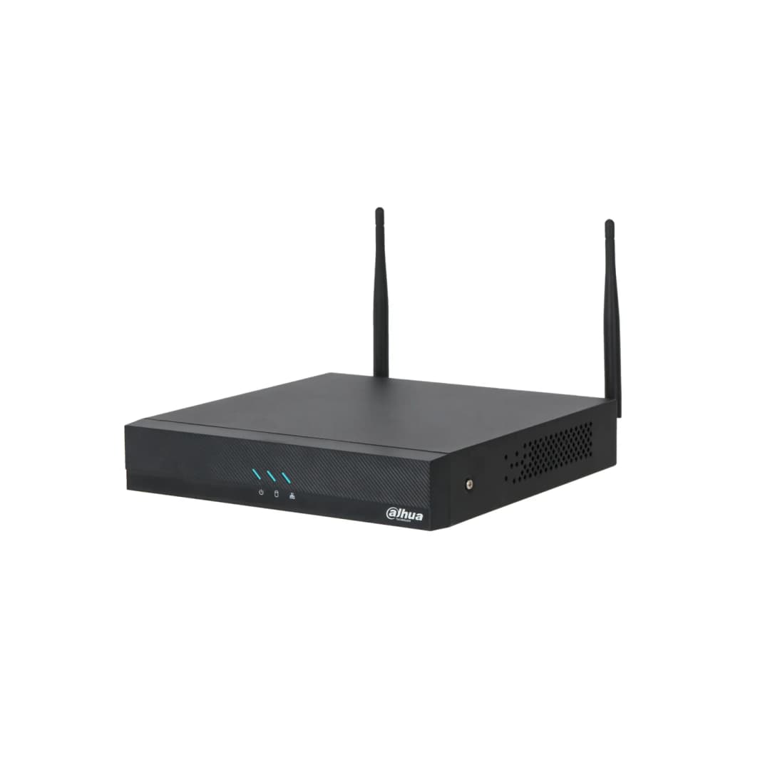 DHI-NVR2104HC-W NVR WIFI 6 4CH - HASTA 16 MP - SMD PLUS 4CH - HDMI 4K - 1 HDD HASTA 20 TB - 80 MBPS - 2 ANTENAS