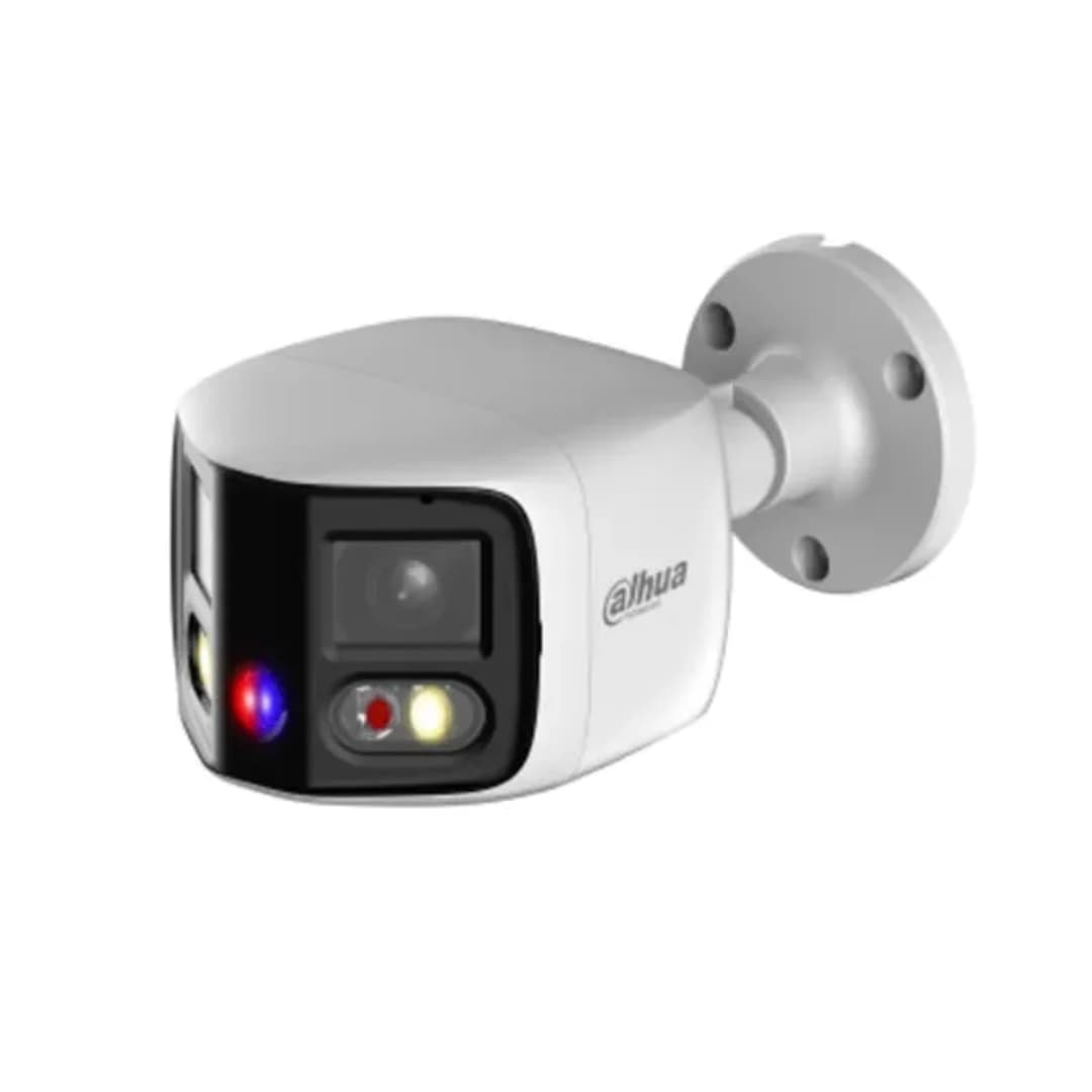 DH-IPC-PFW3849S-A180-AS-PV CÁMARA IP TIOC DUO 2×4MP (180°), DISUASIÓN ACTIVA (LUZ/SIRENA), IP67