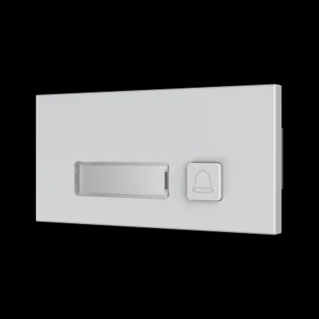 DHI-VTO4202F-MB1 MODULO EXTERIOR DE 1 BOTON PARA VIDEO PORTERO, 2 HILOS, ALUMINIO, IP65, IK07